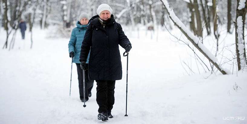 В Орле продолжаются занятия по скандинавской ходьбе