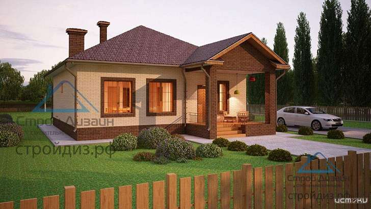 Проект дома 9 на 9 метров с мансардой