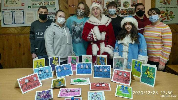 Православные волонтёры поздравили воспитанников Богдановского дома-интерната