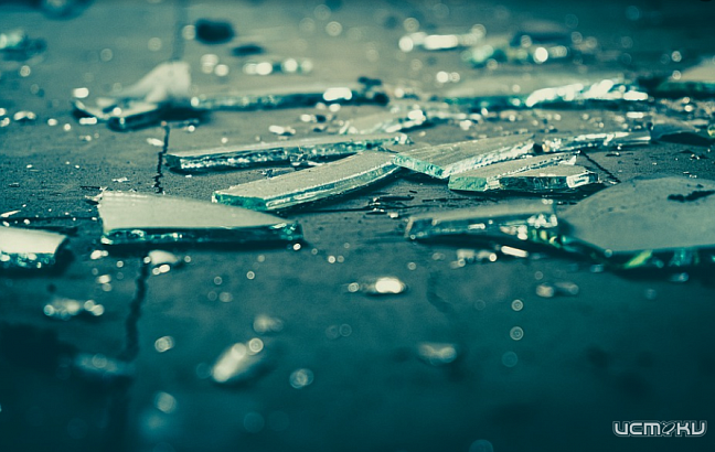 Орловчанин, разбивший стекло остановки, починил ее за свой счет