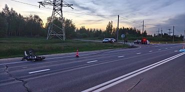 Водитель мотоцикла погиб в ДТП в Орловской области 