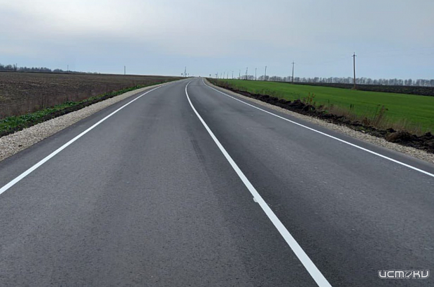 В Орловской области закончили ремонт дороги Горки-Шаблыкино