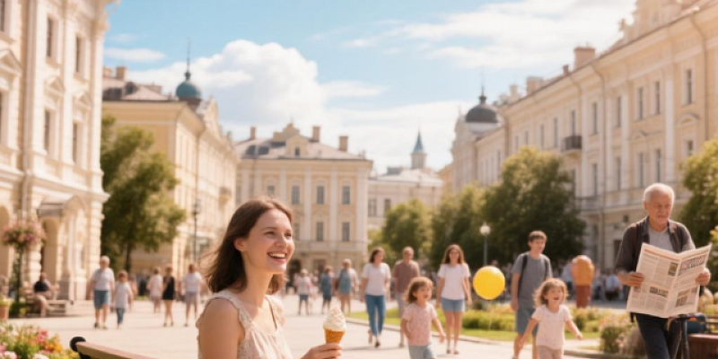 Выходные в Орле — самое время для прогулок: тепло, солнечно, без дождя
