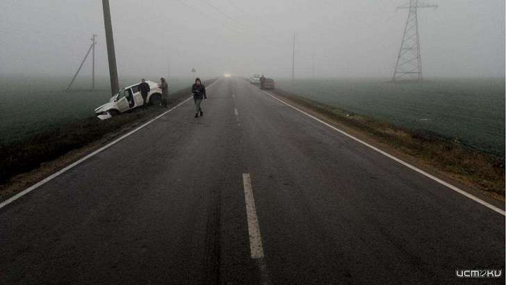 На Орловщине женщина на иномарке едва не погубила двух пенсионеров, вылетев в кювет