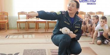 Орловские спасатели недавно навестили воспитанников детских садов с уроками безопасности