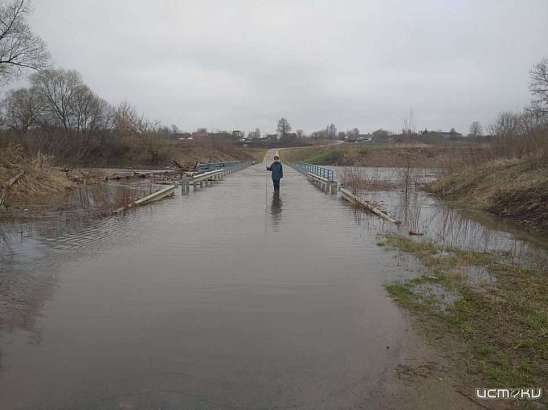 На Орловщине подтопило два низководных моста