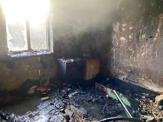 Пожаром, в котором погиб мужчина, заинтересовался орловский СК