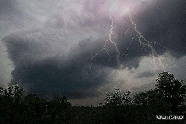 В субботу в Орле ожидается дождь с грозой