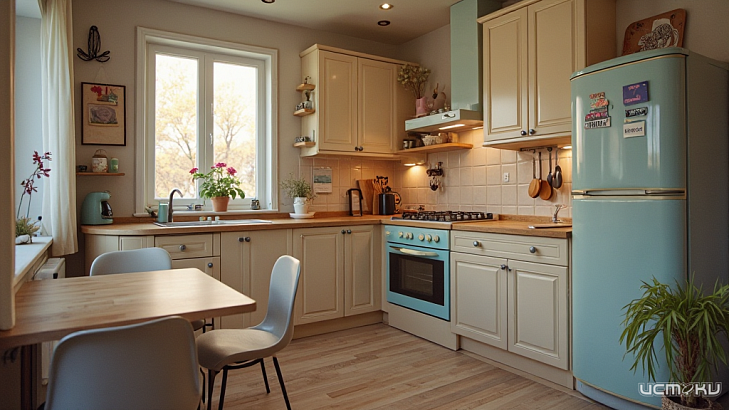 Зонирование на маленькой кухне: как разделить пространство с помощью мебели?