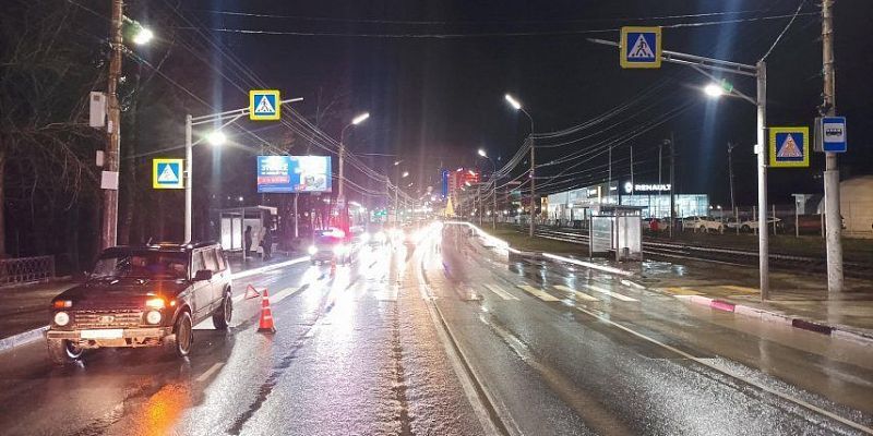 В Орле «Нива» сбила мужчину на пешеходном переходе