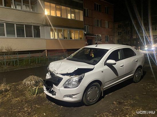 Под Орлом одна иномарка неудачно «догнала» другую