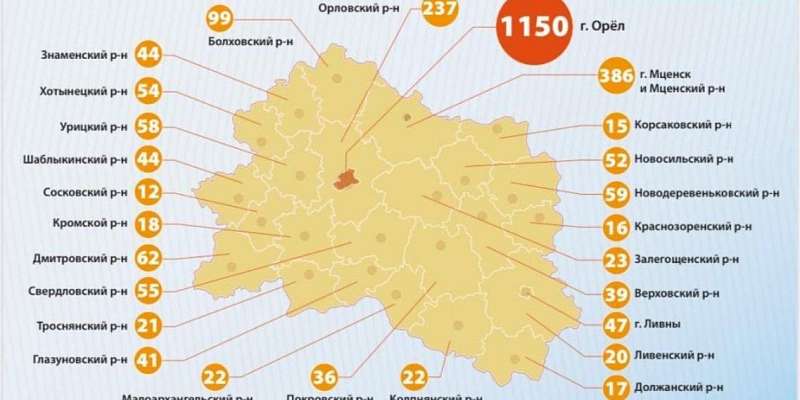 Рекордный рост зараженных в Орле объяснили вспышкой COVID-19 в психбольнице