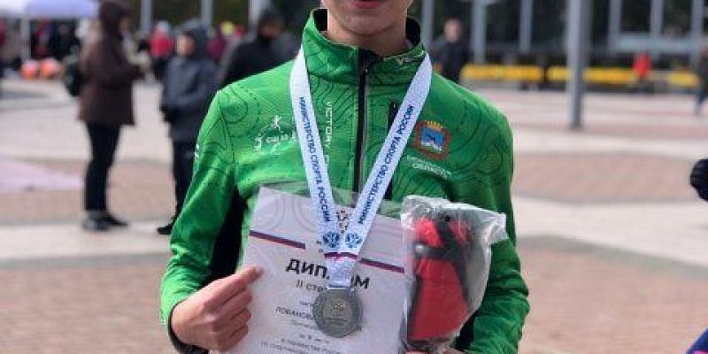 Анастасия Лобанова завоевала серебряную медаль на первенстве России по спортивному ориентированию