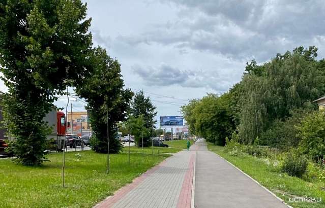 Во время ремонта Карачевского шоссе в Орле подрядчик забыл про благоустройство