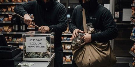 В Орле двое местных жителей совершили кражу коробки с пожертвованиями из кафе