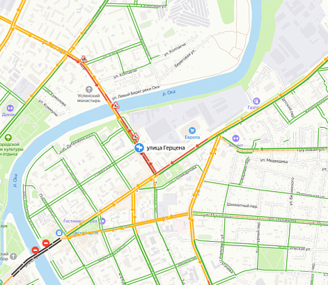Орел продолжает стоять в пробках из-за ремонта дорог. Клычков призвал запастись терпением