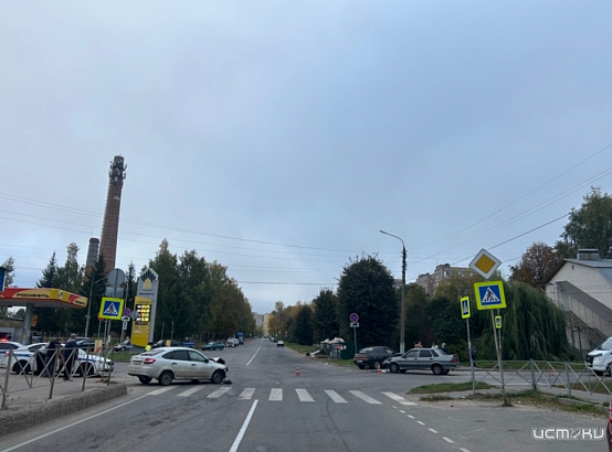 "ВАЗ" столкнулся с "Грантой" во Мценске
