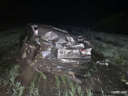 В Новосильском районе иномарка слетела с дороги. Водитель в больнице