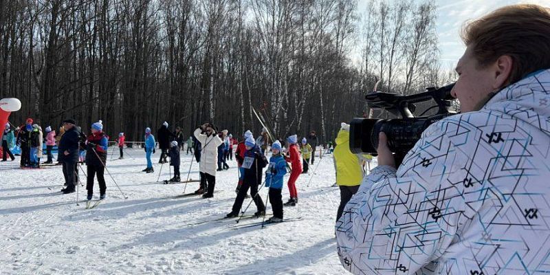Сегодня Орел стал частью "Лыжни России". Фоторепортаж