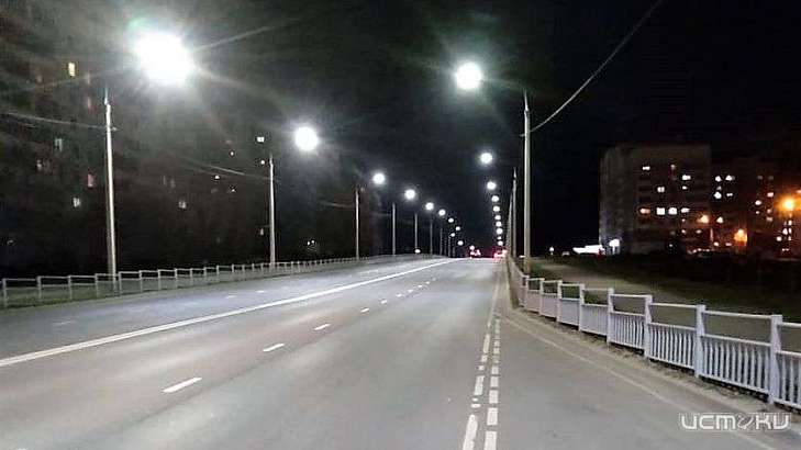 Фонари на ул. Раздольной в Орле загорелись спустя две недели