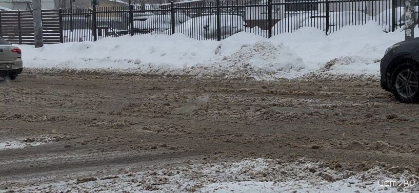 Очередное испытание Орла снегом.