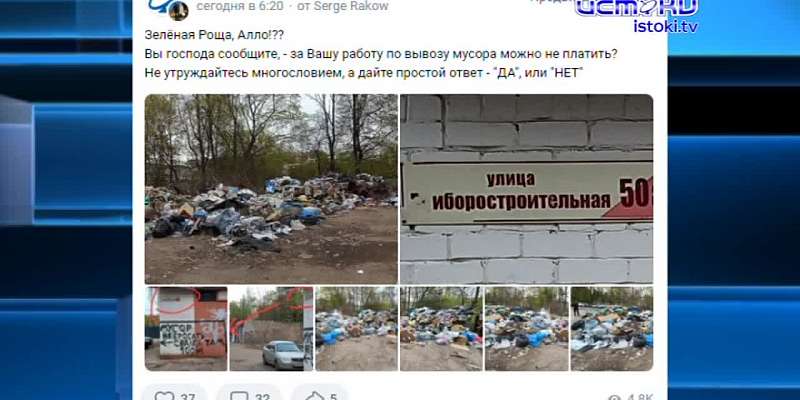 Мусором зарастаем