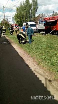 В Орле при пожаре в доме на ул. 2-я Курская пострадал мужчина
