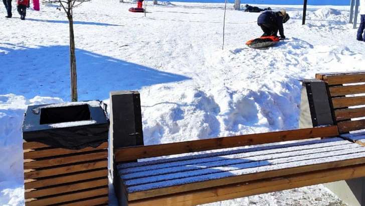 Общественники посоветовали родителям не отпускать детей одних на горки в Детском парке в Орле