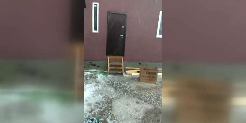 Во власти стихии: град уничтожил посевы жителей Нарышкино