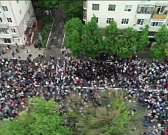 «Бессмертный полк» в Орле показали с высоты птичье