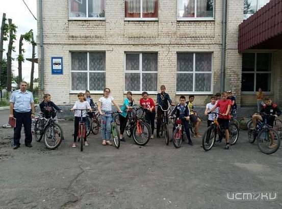 Глазуновским школьникам рассказали о ПДД для велосипедистов 