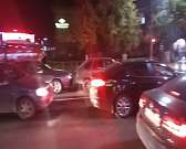 Видео: накануне в Орле массовая авария собрала длинную пробку на Московской