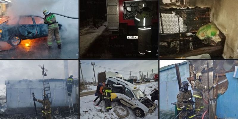 Вчера вечером в Орле во время пожара погиб мужчина 