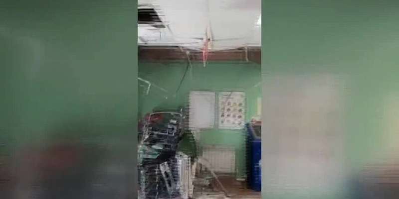 В ливенской «Пятерочке» взорвали терминал: видео с места ЧП