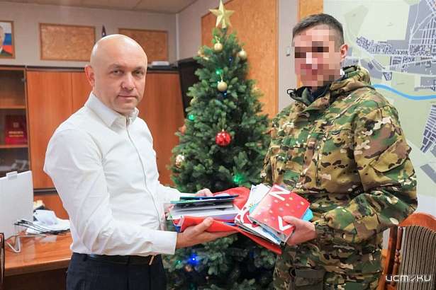 В Орёл вернулся боец реактивной батареи Кот