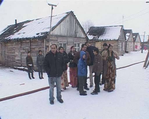Пожар в цыганской деревне