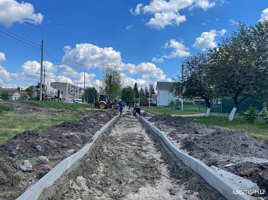 В Кромском районе капитально отремонтируют более 5,5 км тротуаров вдоль трассы М2 "Крым"