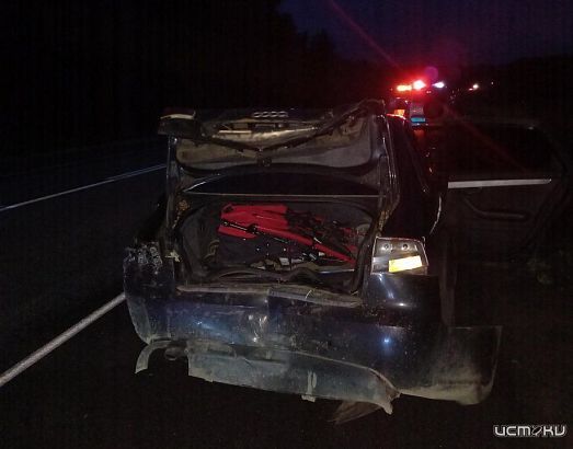 На трассе под Орлом «Лада» протаранила иномарку. Пострадали двое