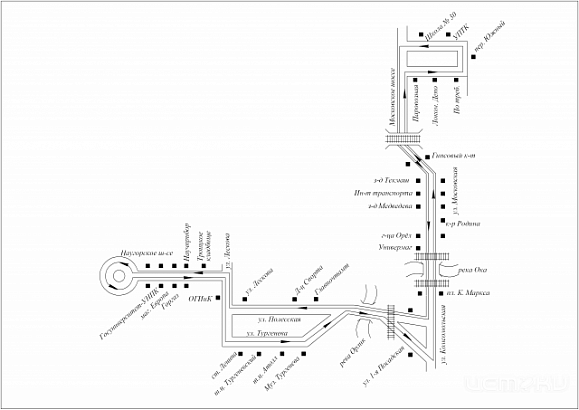 СХЕМА маршрута № 48 