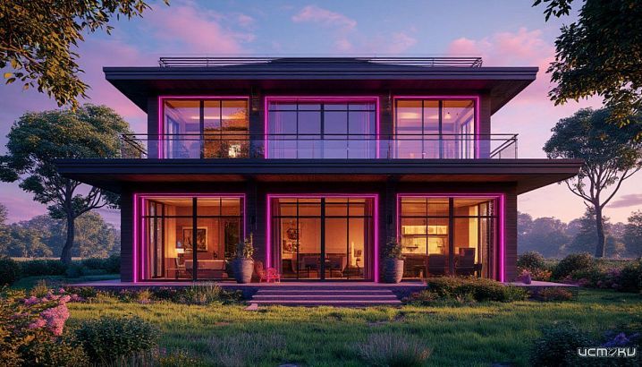 Как выбрать панорамные окна для загородного дома: материалы, профили, стеклопакеты