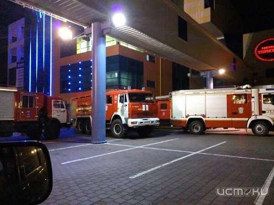 В Орле горел "Гринн"