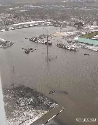 В Орле затопило улицы из-за проливного дождя