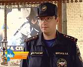 Металлический ангар на Бурова выгорел полностью