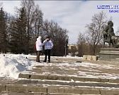 Медиа-Траст, Авто Радио. и сотрудницы ГИБДД поздравляют с 23 февраля, на совместном рейде