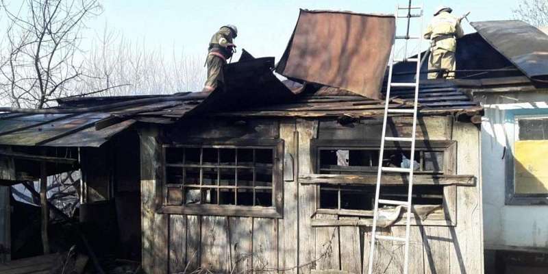 В Ливенском районе сгорел жилой дом. Пострадавших нет