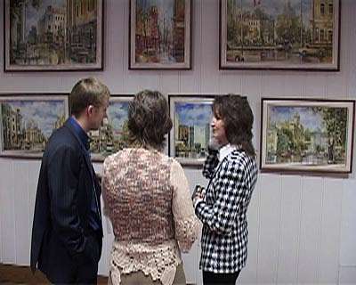 Открытие персональной выставки