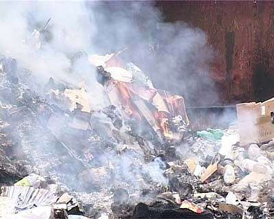 Город в мусоре