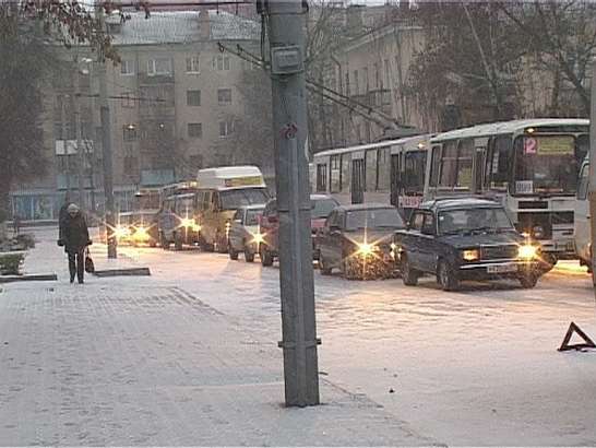 И еще авария. Теперь на суше