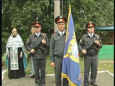 Присяга в учебном центре УВД