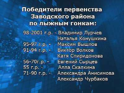 Анонс Лыжни новой